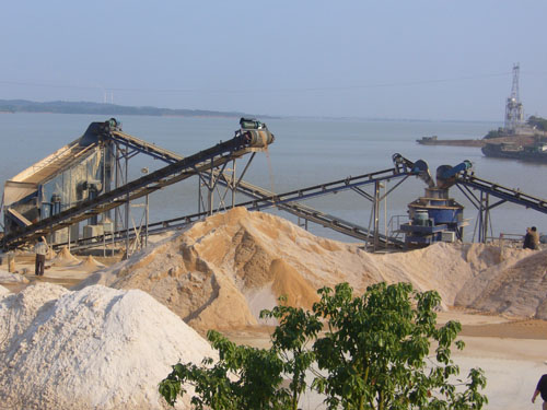河卵石制砂生产线